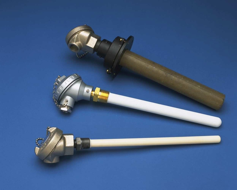 Platinum thermocouples, most commonly ANSI types R, S, and B, are precious metal elements (noble metals) that are used primarily in high temperature applications. 
